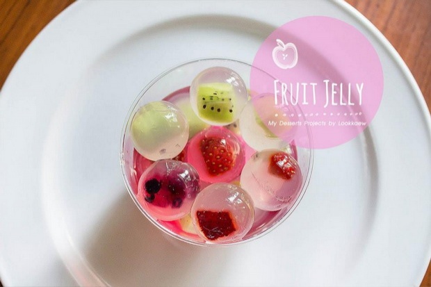 Fruits Jelly วุ้นผลไม้สด น่ากินดับร้อน เห็นแล้วเป๊ะ!!!