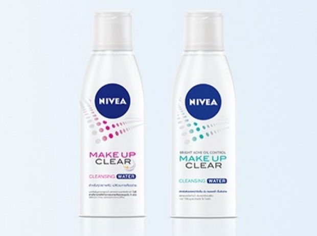 รีวิวคลีนซิ่งวอเตอร์ : NIVEA Make Up Clear Bright Acne Oil Control Cleansing Water สำหรับผิวแพ้ง่าย  