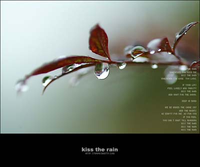 Kiss the rain