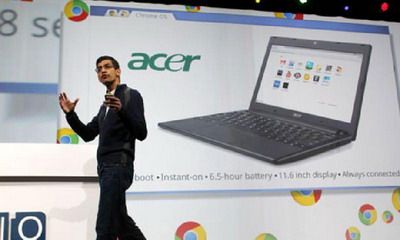 กูเกิลเตรียมออกโน้ตบุ๊ค Chromebook หวังแข่งไมโครซอฟท์คุยระบบเจ๋งกว่า