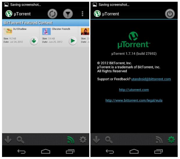 uTorrent for Android : โปรแกรมโหลดบิต บนโทรศัพท์/แท็บเล็ต Android !!