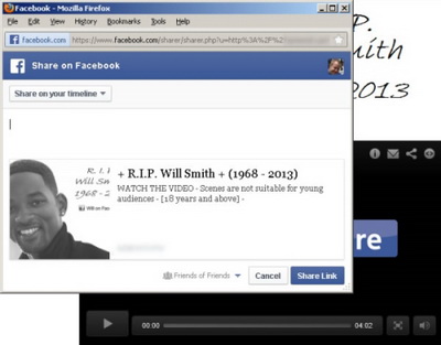 ระวัง ข่าว R.I.P ใน Facebook หลอกลวงเรื่องคนดังเสียชีวิต เผลอคลิ๊ก สร้างความเสียหาย!
