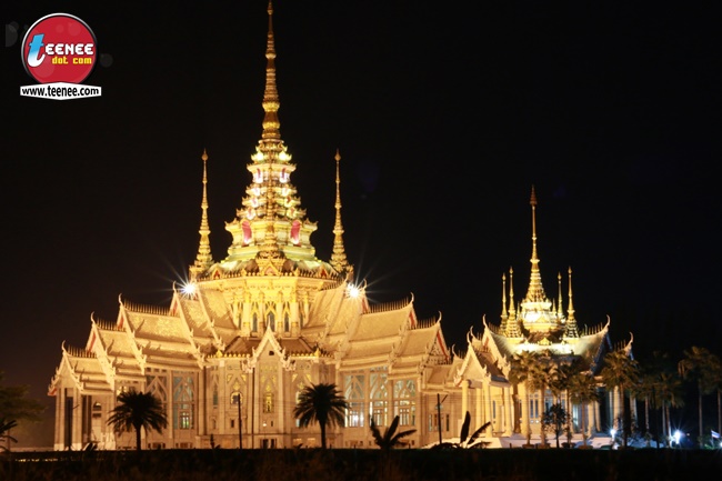 ภาพวัดหลวงพ่อโตตอนกลางคืนนะคะ