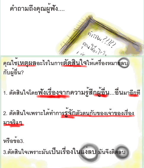 คุณใช้อะไรตัดสินผู้อื่น?