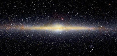 ภาพถ่ายอินฟราเรดของกาแล็กซีทางช้างเผือก 
