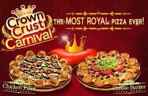 Cheeseburger Crust Pizza (Pizza Hut Middle East)