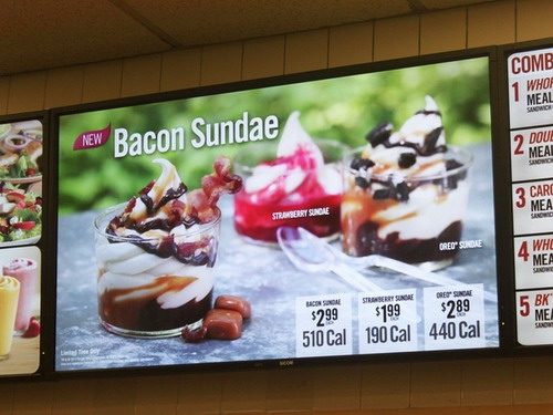 22Bacon Sundae (Burger King).