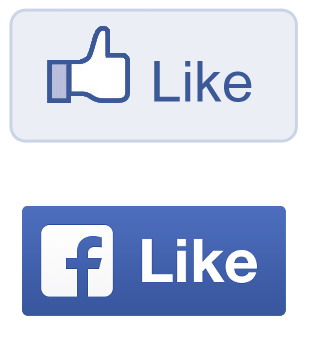Facebook ออกแบบปุ่มไลค์ใหม่ รูปยกนิ้วหายไป