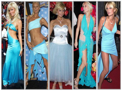 รวมมิตร Paris Hilton ในชุด Baby Blue 