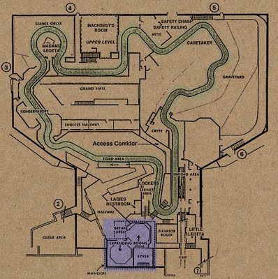 แผนผังภายในบริเวณ บ้านผีสิง