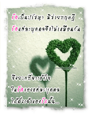 ความรัก...เกิดจากอะไร ? 