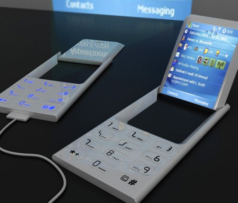 อันดับ  3  Projector Cell Phone Concept