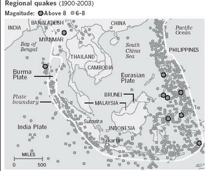 กราฟฟิคโดย ทีมงาน LA Times ด้วยข้อมูลจาก USGS