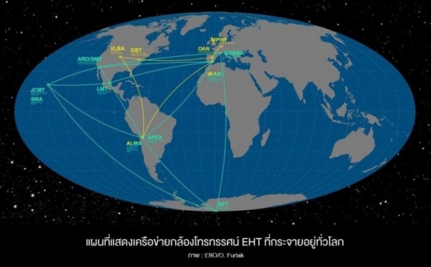  เปิดภาพ “หลุมดำ” ครั้งแรกในประวัติศาสตร์