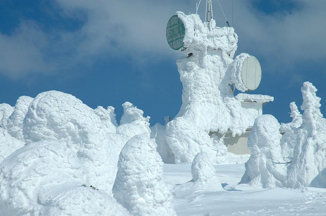 ทุ่งปิศาจน้ำแข็ง ‘Snow monsters’ of Japan เทือกเขาซาโอ้ 