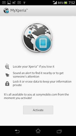 “My Xperia” บริการตามหามือถือหายจากโซนี่ …เหมือน Find My iPhone