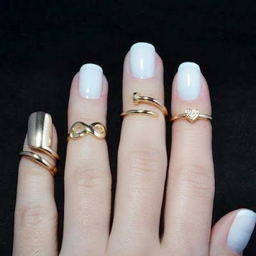 แฟชั่นแหวนใส่เล็บ Mani Ring