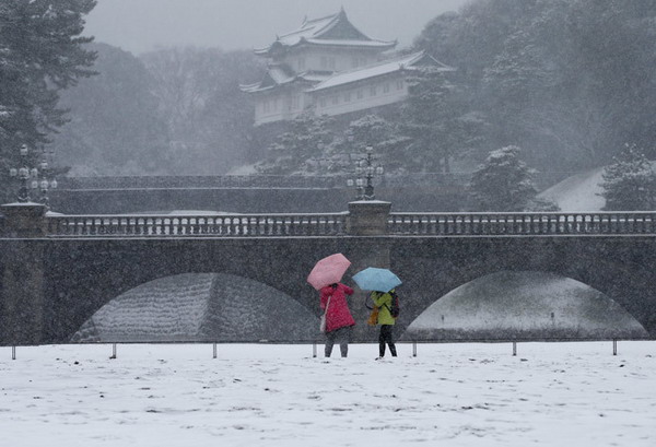 รวมภาพพายุหิมะถล่มหนักที่ญี่ปุ่น