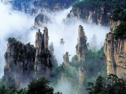 Tianzi Mountains, China