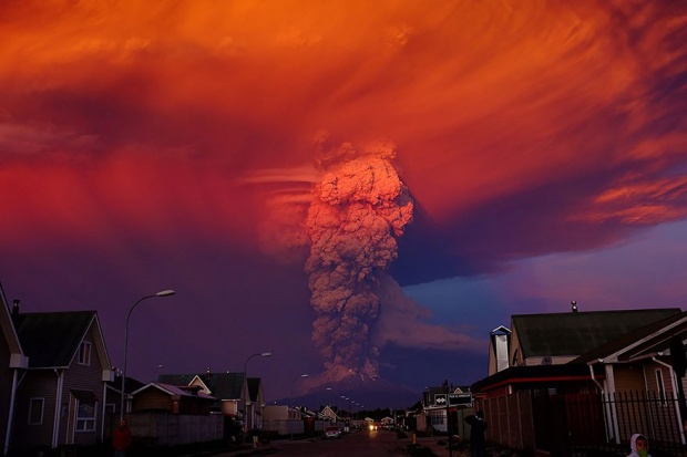 ภาพสุดสะพรึงของเหตุการณ์ “ภูเขาไฟระเบิด” ที่ชิลี  