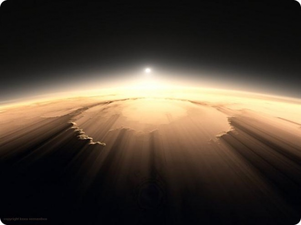 พาชมภาพสวย! ของดวงอาทิตย์ขึ้นที่ดาวอังคาร