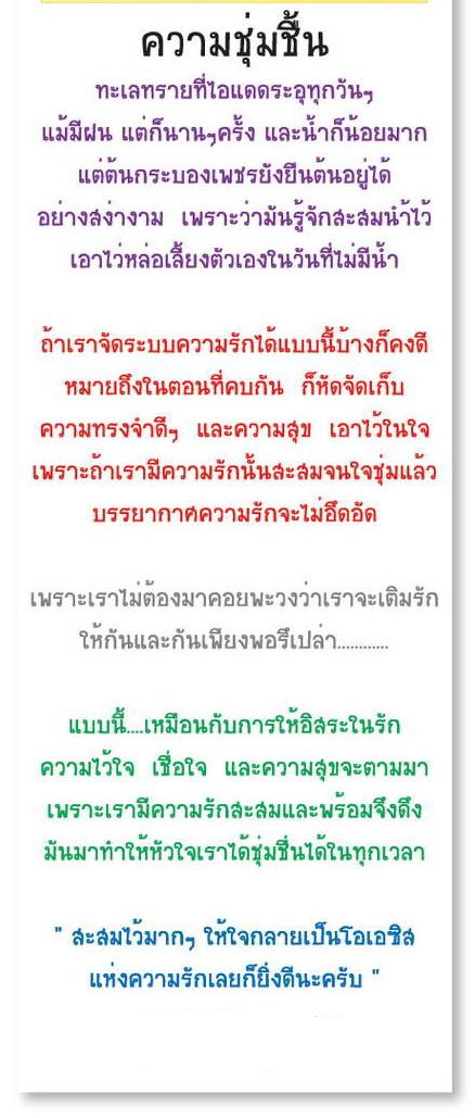 ให้หัวใจกลายเป็น โอเอซิส