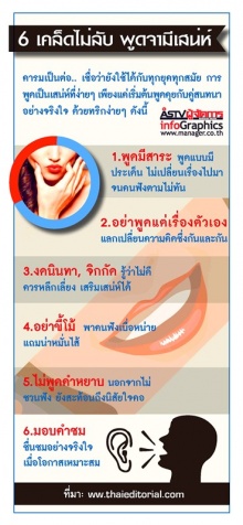 6 เคล็ดไม่ลับ พูดจามีเสน่ห์