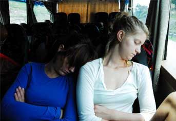 นั่งรถเมล์ทำไมง่วงนอน
