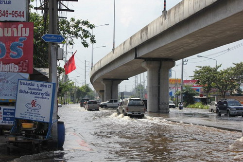 ภาพสำรวจน้ำเส้นทาง แสนแสบ-มีนบุรี-บางชัน 