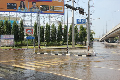 ภาพสำรวจน้ำเส้นทาง แสนแสบ-มีนบุรี-บางชัน 