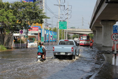 ภาพสำรวจน้ำเส้นทาง แสนแสบ-มีนบุรี-บางชัน 