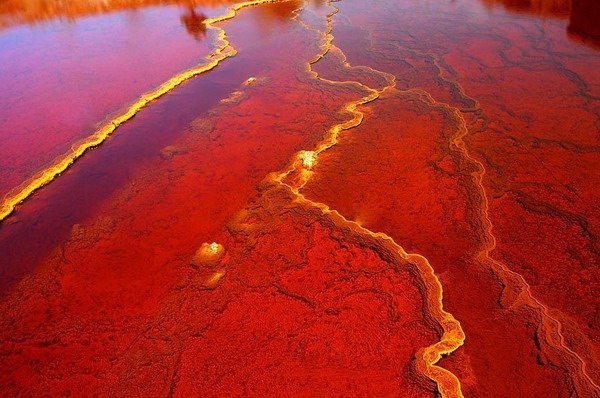 แม่น้ำสีแดง Rio Tinto แม่น้ำสีแปลก ที่ประเทศสเปน 