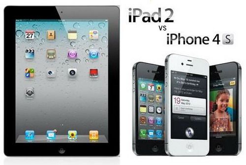 คู่แข่งตัวฉกาจของ iPad2 คือ iPhone 4s