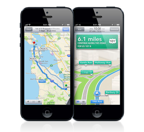 สาวกไอโฟนใช้ Apple Maps เวิร์คกว่า Google Maps 