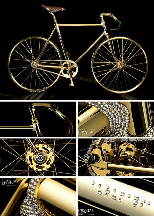 จัดไป...จักรยานเสือภูเขาเคลือบทองประดับสวารอฟสกี้ คันเนี้ย 3 ล้าน