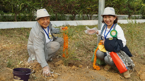 ม.เอเชียอาคเนย์ ร่วมปลูกต้นไผ่ ถวายเป็นพระราชกุศล แด่พระบาทสมเด็จพระเจ้าอยู่หัว