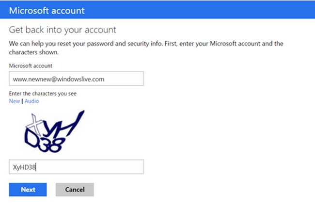 ลืมรหัสผ่าน e-mail บน Hotmail  (จำรหัสผ่านเมลสำรองไม่ได้ด้วย) ทำไงดี?