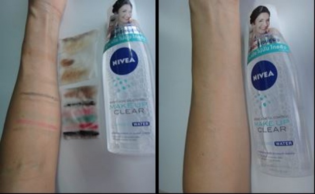 รีวิวคลีนซิ่งวอเตอร์ : NIVEA Make Up Clear Bright Acne Oil Control Cleansing Water สำหรับผิวแพ้ง่าย  