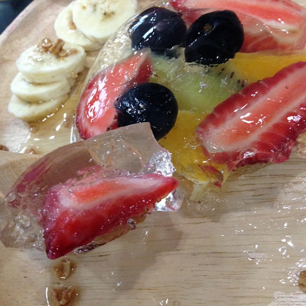 “เค้กหยดน้ำผลไม้สไตล์ญี่ปุ่น” สูตรขนมคลีนๆ แต่น่ากินสุดๆ