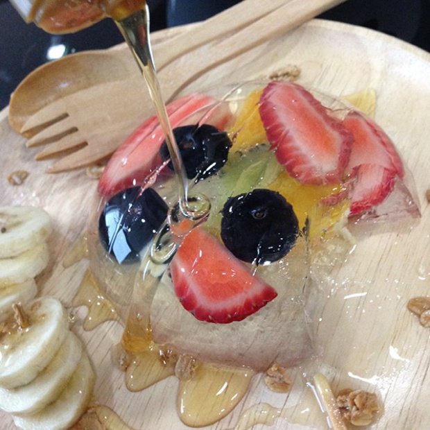 “เค้กหยดน้ำผลไม้สไตล์ญี่ปุ่น” สูตรขนมคลีนๆ แต่น่ากินสุดๆ