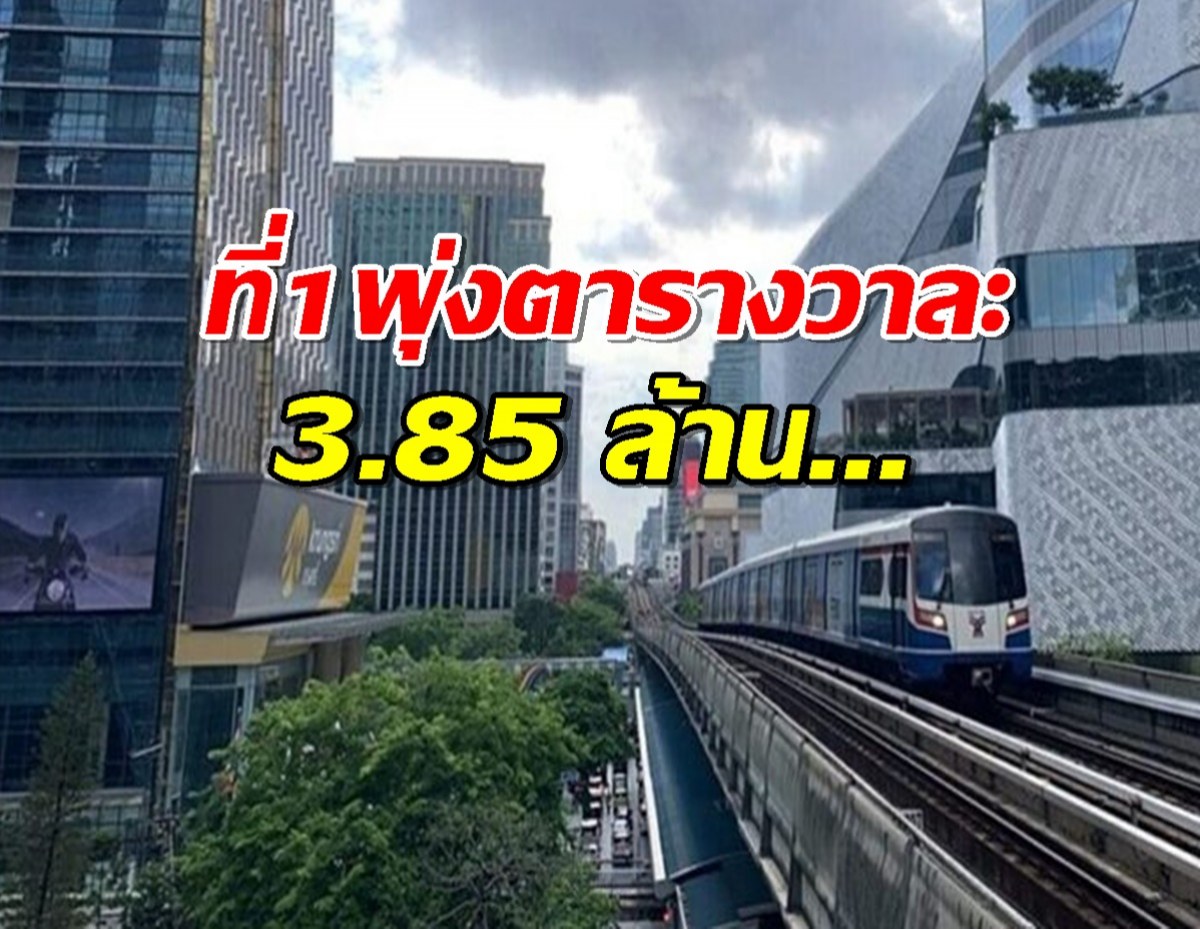 10 อันดับทำเลทอง ราคาที่ดินแพงที่สุดในกรุงเทพฯ ปี 2568