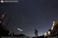 ประมวลภาพปรากฏการณ์ฝนดาวตกเจมินิดส์ (Geminids Meteor Shower) ในวันที่ 13-14 ธันวาคม พ.ศ. 2555