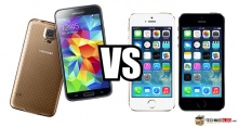 เปรียบเทียบสเปค Samsung Galaxy S5 vs iPhone 5S