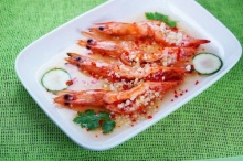 กุ้งนึ่งมะนาว แซ่บซี๊ดโดนใจ!