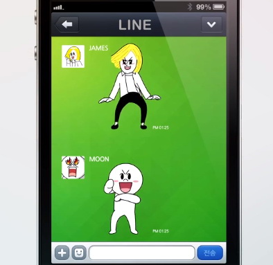 LINE ปล่อย MV เพลง Oppan LINE Style เผยให้เห็นสติ๊กเกอร์ใหม่ที่เคลื่อนไหวได้