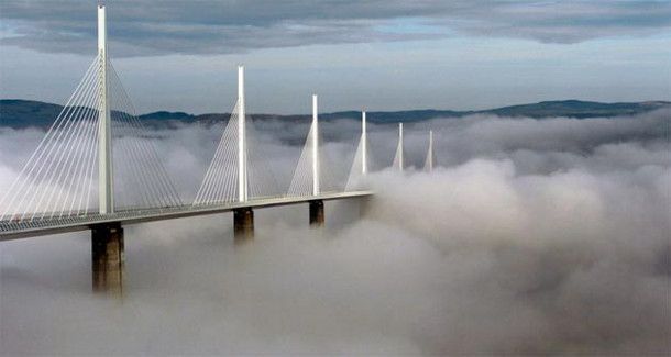 Millau Viaduct, France สะพานที่ยาวที่สุดในโลก