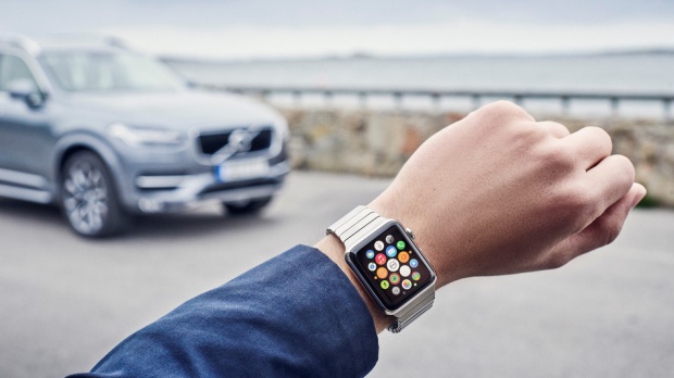 Volvo เผยเทคโนโลยีควบคุมรถยนต์ได้เพียงแค่ใช้ Apple Watch