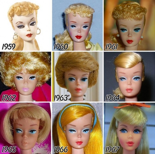 มาดู 56 ปี ของวิวัฒนาการตุ๊กตาบาร์บี้