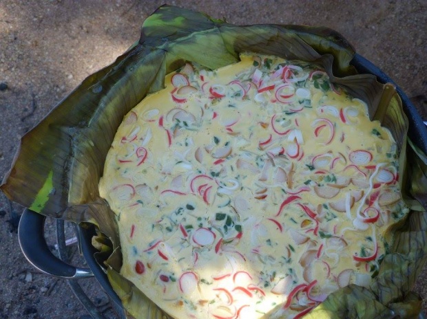 ภูมิปัญญาชาวบ้าน เมนูพิซซ่าไข่ อาหารจากไข่ที่ไม่ได้ใช้น้ำมันทอด