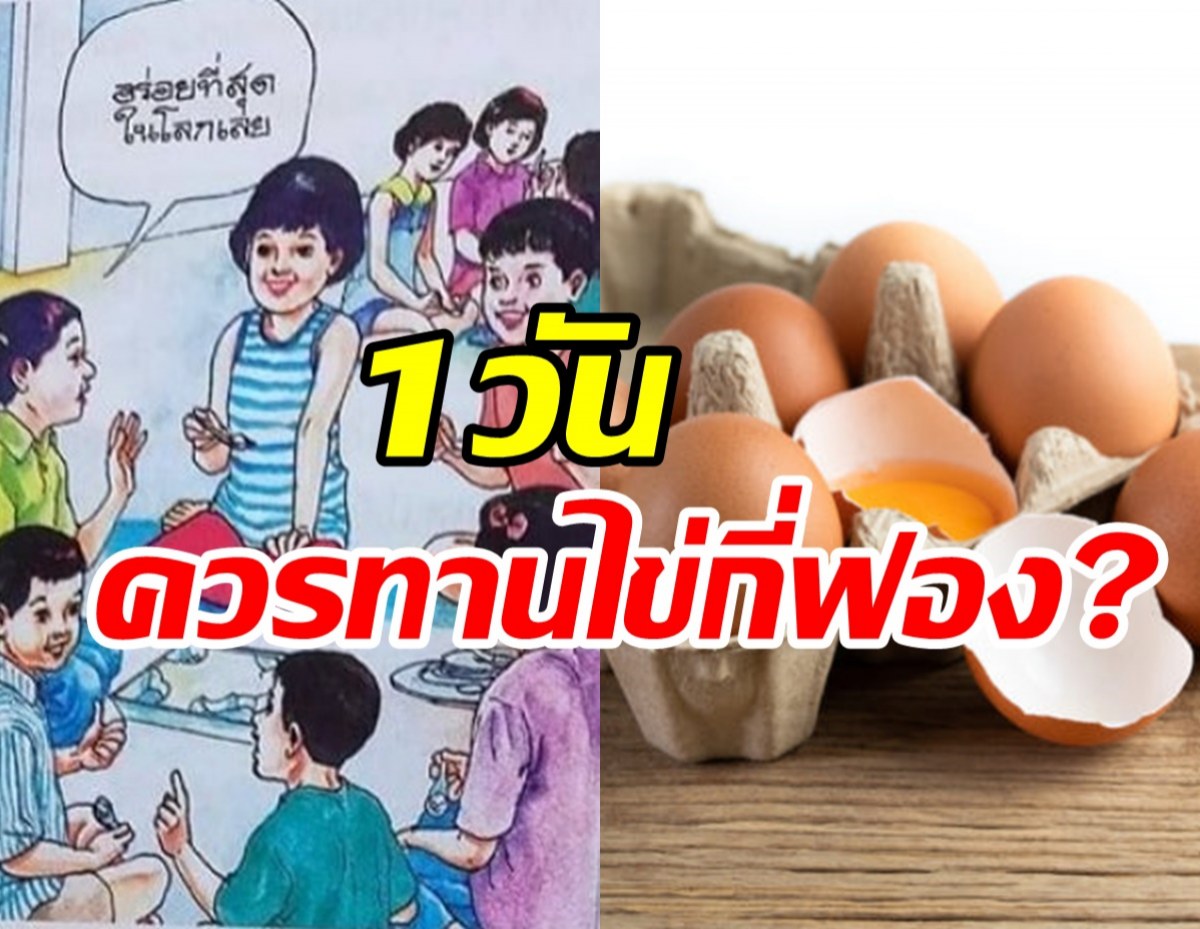  ไขข้อข้องใจ ควรทานไข่วันละกี่ฟองถึงจะเพียงพอต่อร่างกาย ?